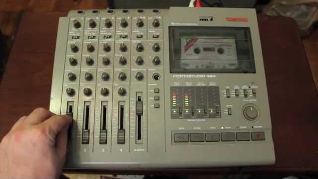 Using a tascam portastudio 424 as an instrument Using a tascam portastudio 424 as an instrument