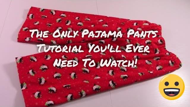How to sew pajama pants | easy beginners project How to sew pajama pants | easy beginners project