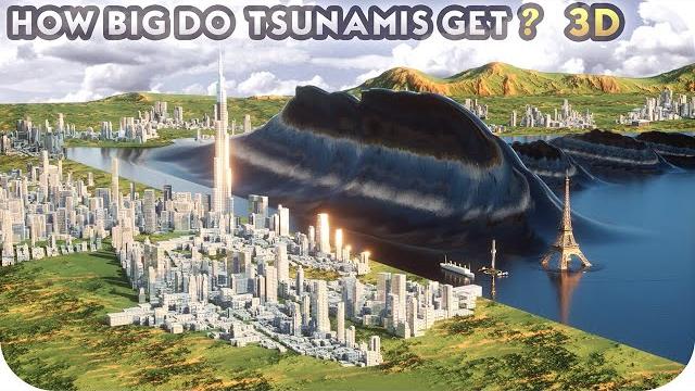 Tsunami height comparison (3d) Tsunami height comparison (3d)