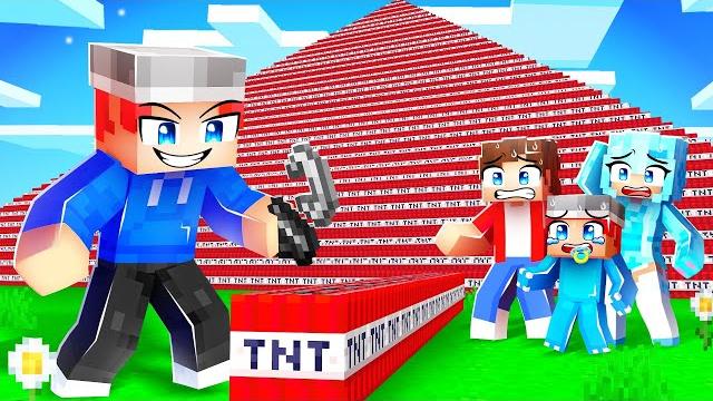 Minecraft's largest tnt explosion! Minecraft's largest tnt explosion!