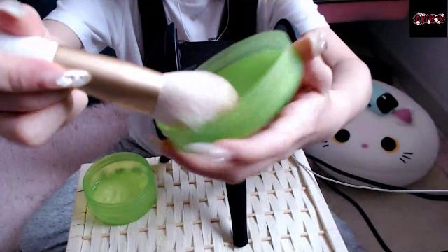【aki秋水asmr】居家芦荟胶spa~ 【aki秋水asmr】居家芦荟胶spa~