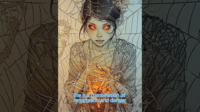 Jorogumo, the japanese spider monster Jorogumo, the japanese spider monster