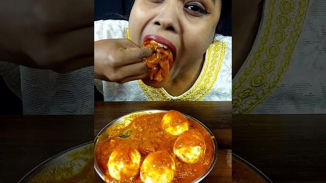 Eating show food challenge spicy egg Eating show food challenge spicy egg