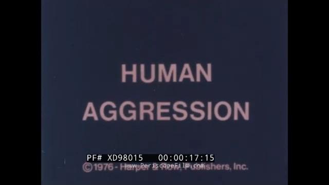 “human aggression” 1976 human behavior studies & the dr. stanley milgram experiment xd98015 “human aggression” 1976 human behavior studies & the dr. stanley milgram experiment xd98015