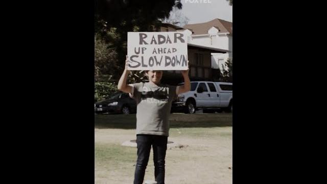 His sign is more effective than any radar ️ His sign is more effective than any radar ️