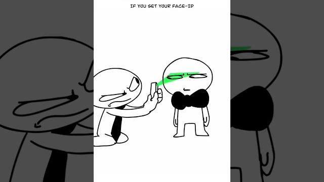 Face id (animation meme) anim: @ishmations #shorts Face id (animation meme) anim: @ishmations #shorts