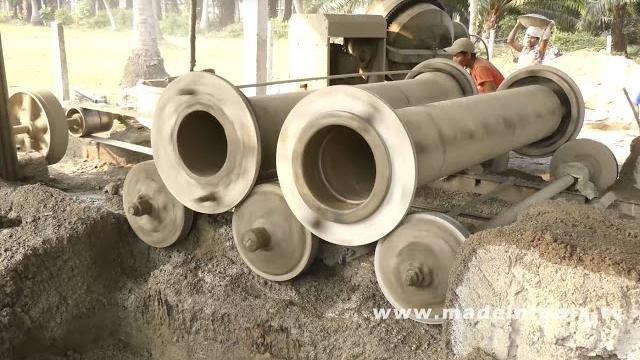 Cement pipes manufacturing process | concrete pipe manufacturing Cement pipes manufacturing process | concrete pipe manufacturing