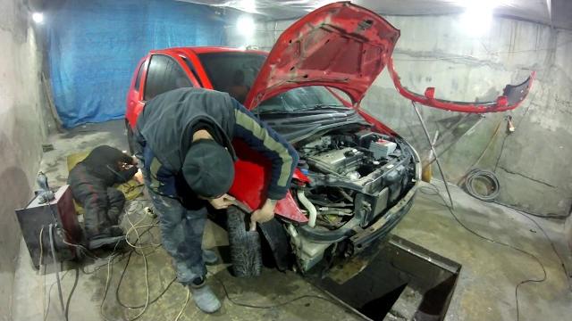 Ремонт и покраска после дтп - hyundai getz. подготовка авто к покраске, ремонт авто своими руками. Ремонт и покраска после дтп - hyundai getz. подготовка авто к покраске, ремонт авто своими руками.