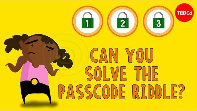 Can you solve the passcode riddle? - ganesh pai Can you solve the passcode riddle? - ganesh pai