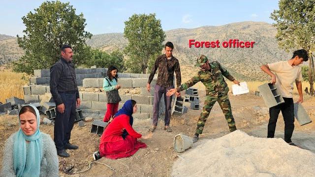 The destruction of zahra's hut by the forest officer; zahra's relocation and a difficult challenge The destruction of zahra's hut by the forest officer; zahra's relocation and a difficult challenge