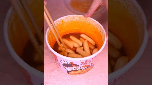 Tteokbokki #shorts #food #test Tteokbokki #shorts #food #test