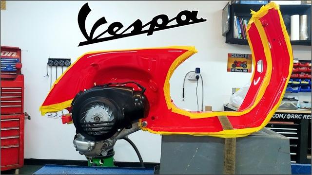 50 year old rusty vespa - full restoration - part 2 50 year old rusty vespa - full restoration - part 2