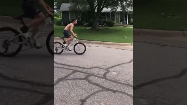 Boy gets up#shorts #bike #kid Boy gets up#shorts #bike #kid