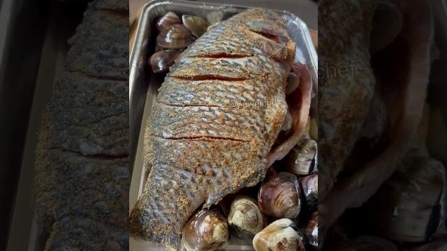 【烤蛤蠣胡椒魚】這包阿x師的胡椒鹽粉,是很推薦的料理胡椒鹽粉很簡單就能讓一道香氣十足的美味料理上桌 【烤蛤蠣胡椒魚】這包阿x師的胡椒鹽粉,是很推薦的料理胡椒鹽粉很簡單就能讓一道香氣十足的美味料理上桌