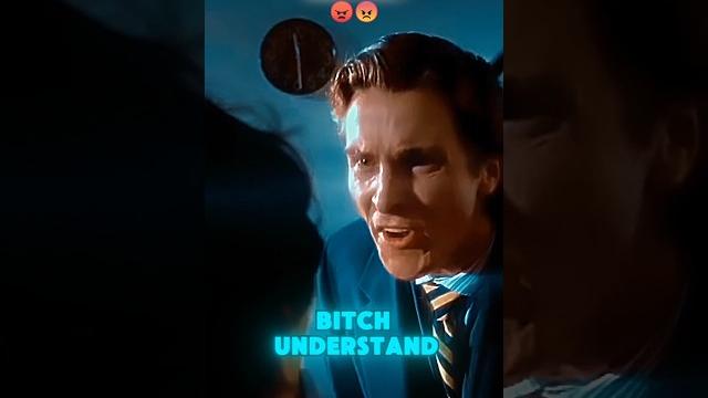 When your patience level runs out!| patrick bateman | american psycho| #shorts #trending When your patience level runs out!| patrick bateman | american psycho| #shorts #trending