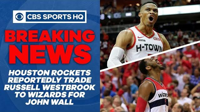 Rockets reportedly deal russell westbrook to wizards for john wall, first-round pick | cbs sports hq Rockets reportedly deal russell westbrook to wizards for john wall, first-round pick | cbs sports hq