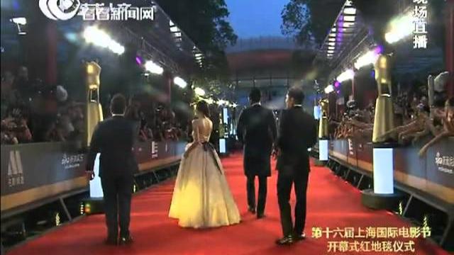 第16届上海国际电影节红毯:高以翔 金荷娜 第16届上海国际电影节红毯:高以翔 金荷娜