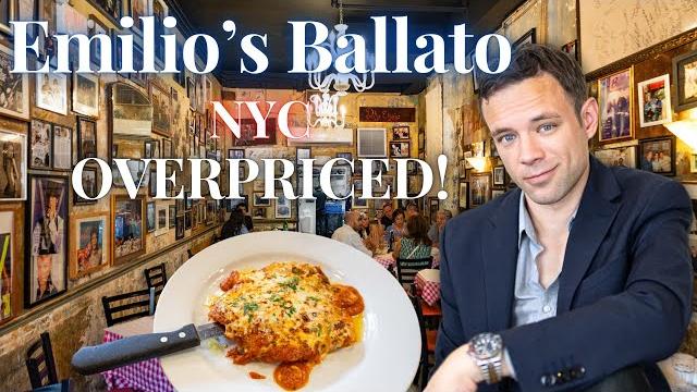 Eating at emilio’s ballato. nyc. a celebrity hot spot and overpriced italian restaurant Eating at emilio’s ballato. nyc. a celebrity hot spot and overpriced italian restaurant