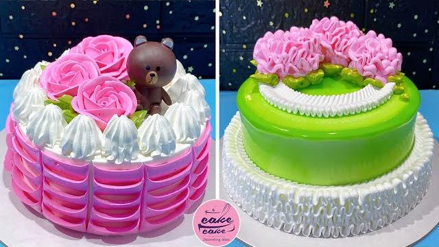 Easy cake tutorials with piping tips | part 217 Easy cake tutorials with piping tips | part 217