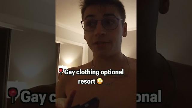 We stayed at a gay nude resort 🫢 We stayed at a gay nude resort 🫢