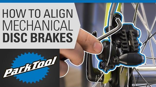 How to align a mechanical disc brake on a bike How to align a mechanical disc brake on a bike