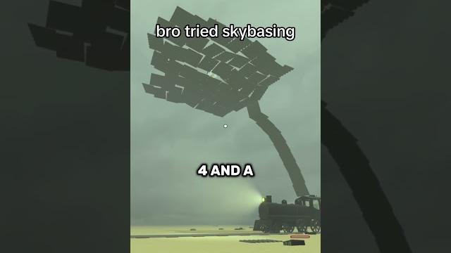 Bro tried skybasing in dead rails #roblox #deadrails Bro tried skybasing in dead rails #roblox #deadrails