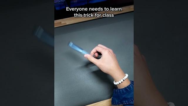 Bored? try the infinity pen spinning trick ️ Bored? try the infinity pen spinning trick ️