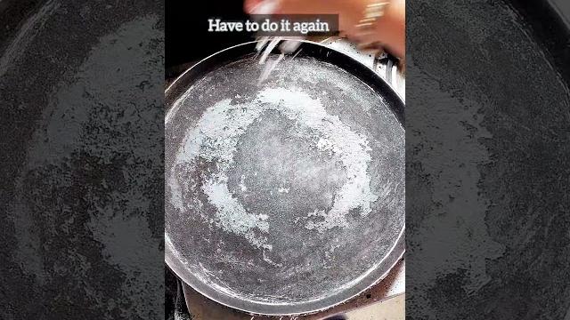 How to clean an old nonstick pan in 10 mins 🫰#tips #tricks #hack #shorts #ytshorts #viral #fyp #yt How to clean an old nonstick pan in 10 mins 🫰#tips #tricks #hack #shorts #ytshorts #viral #fyp #yt