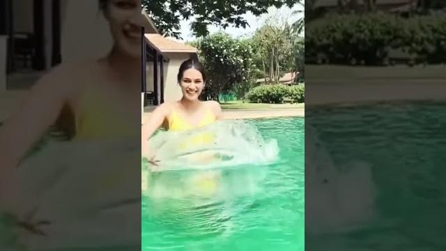 Kriti sanon latest hot swim #shorts Kriti sanon latest hot swim #shorts