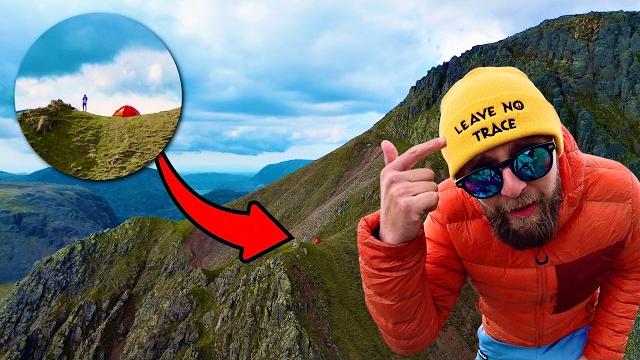 Solo wild camping at the gates of hell ️ Solo wild camping at the gates of hell ️