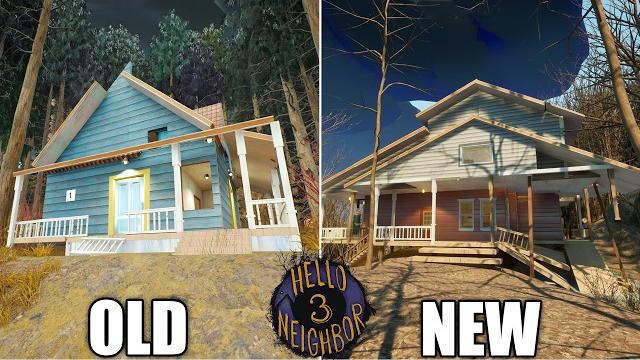Hello neighbor 3 - prototype 1 vs 2 comparison Hello neighbor 3 - prototype 1 vs 2 comparison