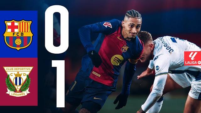 Fc barcelona 0 vs 1 leganés | laliga 2024/25 md17 Fc barcelona 0 vs 1 leganés | laliga 2024/25 md17