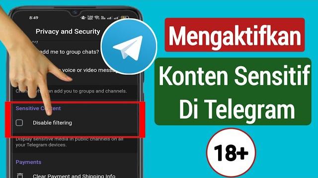 Cara mengaktifkan konten sensitif di telegram (android & ios) 2023 | telegram konten sensitif Cara mengaktifkan konten sensitif di telegram (android & ios) 2023 | telegram konten sensitif