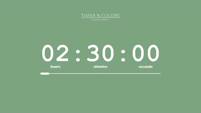 ⌛ 2,5 hour timer / sweet green screen / countdown ⌛ 2,5 hour timer / sweet green screen / countdown