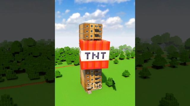 Small to big tnt vs tower Small to big tnt vs tower