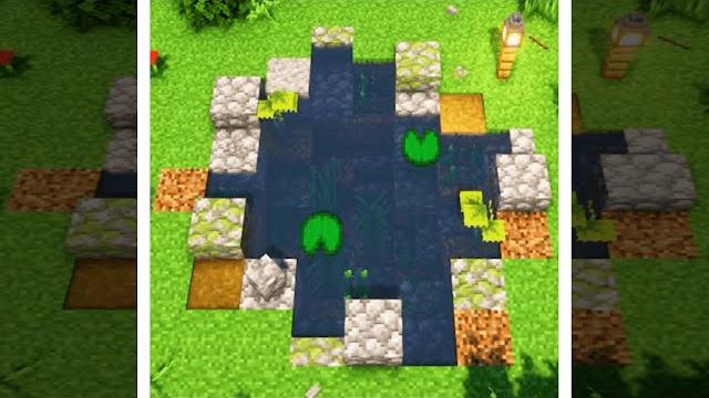 Minecraft | how to build a pond #1 Minecraft | how to build a pond #1