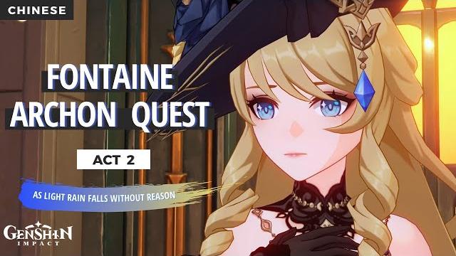 Archon quest chapter 4: act 2 cutscenes | fontaine 4.0 | chinese | 1440p | genshin impact 4.0 Archon quest chapter 4: act 2 cutscenes | fontaine 4.0 | chinese | 1440p | genshin impact 4.0