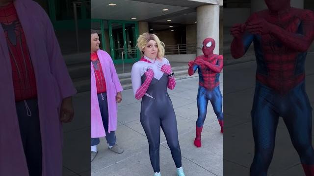 He roped me into this!!! #spiderman #spidermancosplay #marvel #cosplay #spidey #spiderverse He roped me into this!!! #spiderman #spidermancosplay #marvel #cosplay #spidey #spiderverse