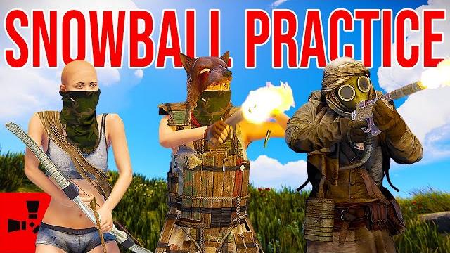 Solo snowball practice - rust Solo snowball practice - rust