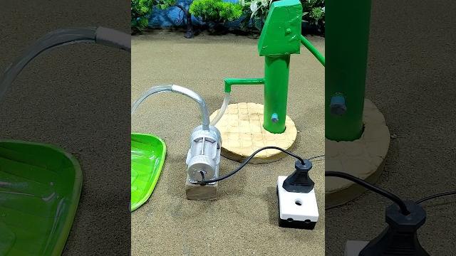 Mini hand pump making mini motor water pump project # 68 Mini hand pump making mini motor water pump project # 68