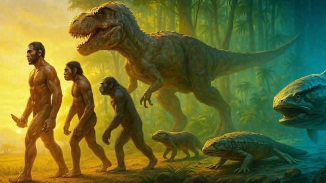 Эволюция от акул до homo sapiens: удивительное путешествие жизни Эволюция от акул до homo sapiens: удивительное путешествие жизни