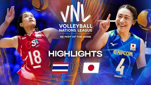 Thailand vs. japan - highlights | week 2 | women's vnl 2025 Thailand vs. japan - highlights | week 2 | women's vnl 2025
