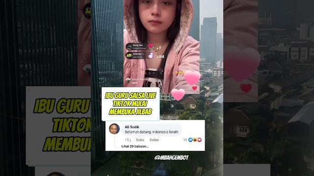 Ibu guru salsa live tiktok mulai membuka jilbabnya #shorts #beritaviral #ibugurusalsa #salsa Ibu guru salsa live tiktok mulai membuka jilbabnya #shorts #beritaviral #ibugurusalsa #salsa