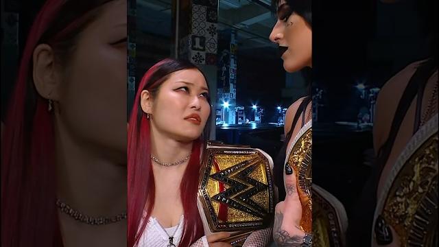Iyo sky was not fazed at all with rhea ripley Iyo sky was not fazed at all with rhea ripley 