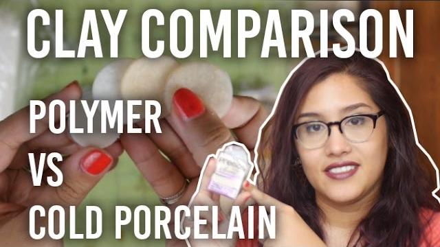 Clay comparison: polymer vs cold porcelain Clay comparison: polymer vs cold porcelain