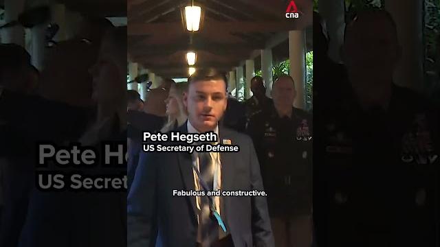 Us secretary of defense pete hegseth says meeting with asean “fabulous and constructive” Us secretary of defense pete hegseth says meeting with asean “fabulous and constructive”