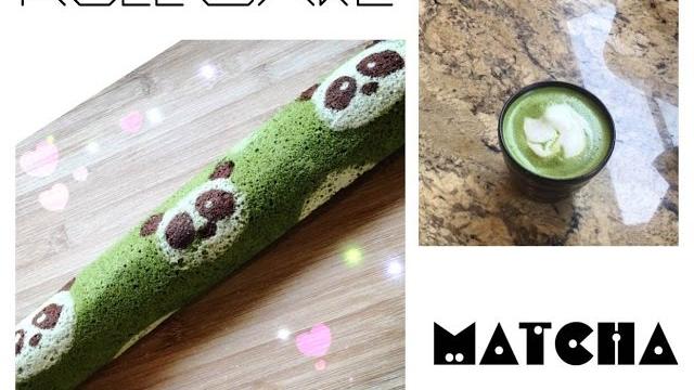 【how to make match roll cake】----熊猫抹茶蛋糕卷 【how to make match roll cake】----熊猫抹茶蛋糕卷