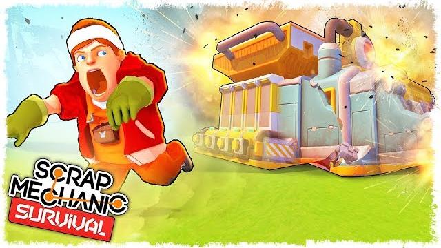 Ограбление главного склада в scrap mechanic: survival!!! Ограбление главного склада в scrap mechanic: survival!!!
