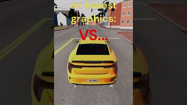 Beamng drive on lowest graphics vs highest graphics Beamng drive on lowest graphics vs highest graphics