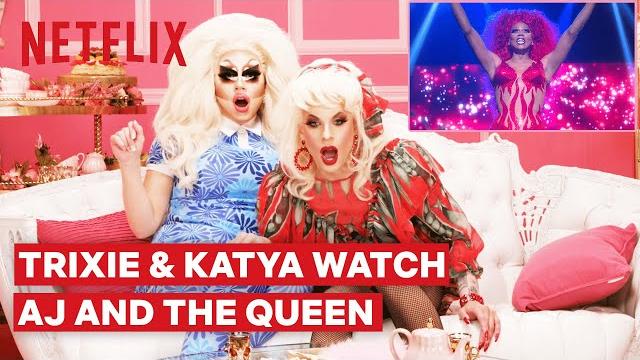 Drag queens trixie mattel & katya react to rupaul's aj and the queen | i like to watch | netflix Drag queens trixie mattel & katya react to rupaul's aj and the queen | i like to watch | netflix